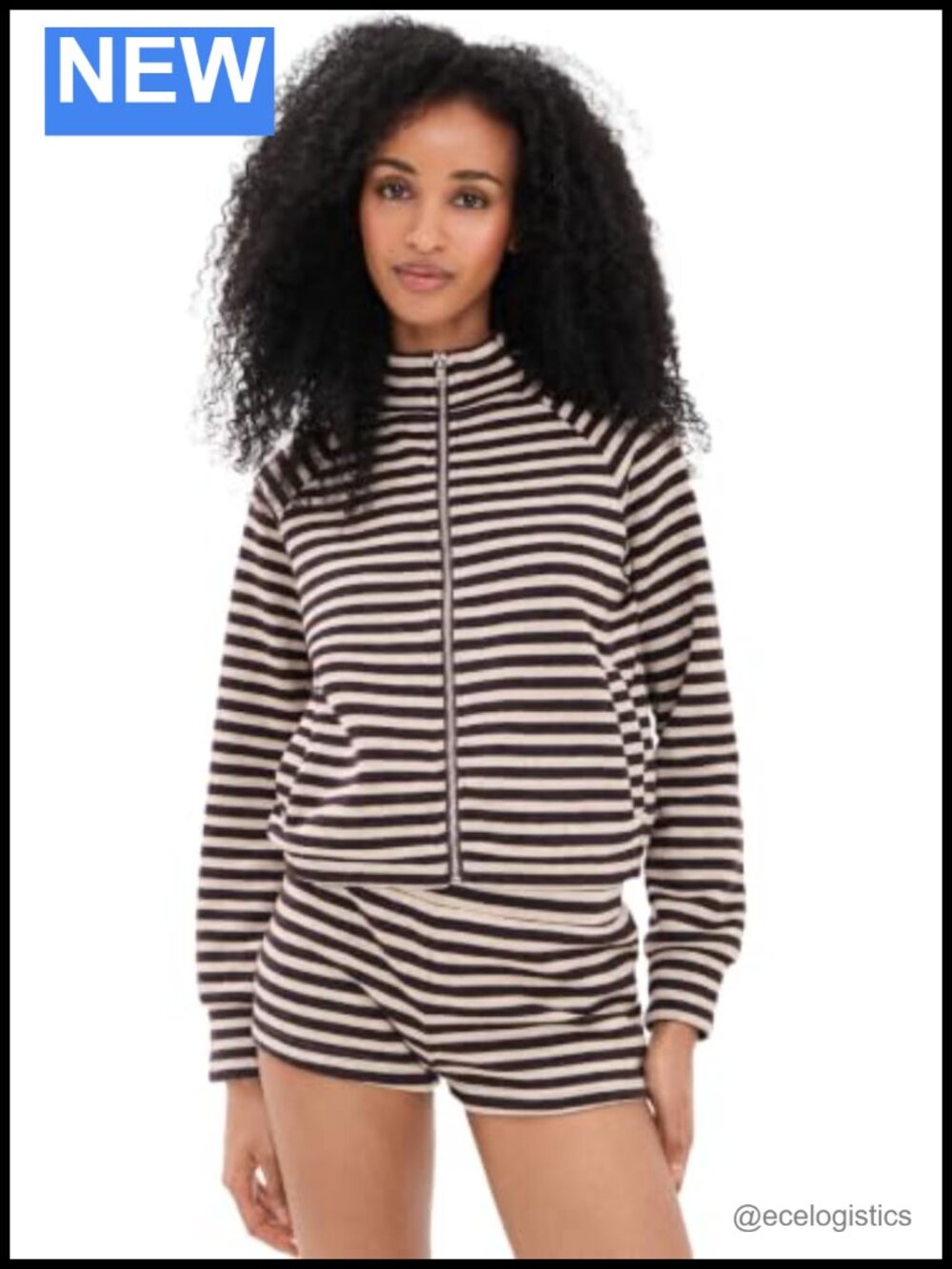 Lioness Women's Bloom Knit Jacket Casual Zip Front with Collar